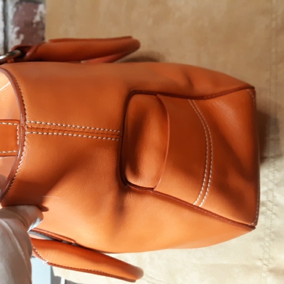 Celine Boogie Orange Leather Handbag - Picture 4 of 16